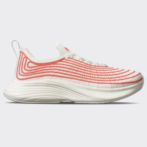 Men's TechLoom Zipline Ivory / Blood Orange