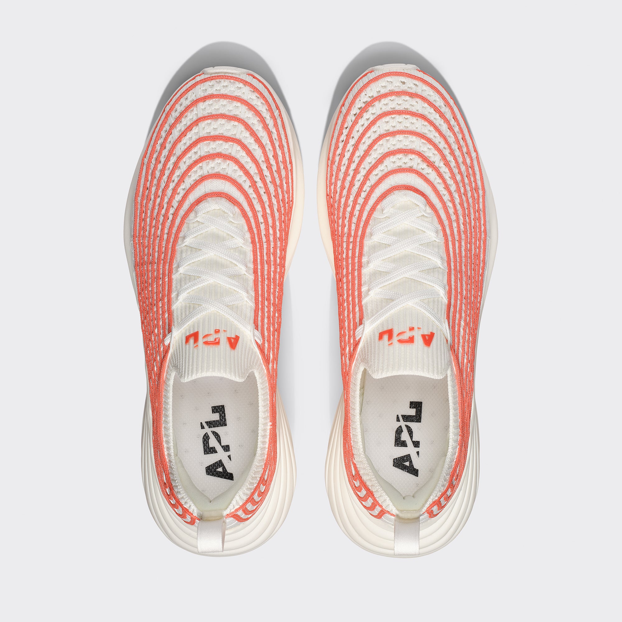 Men's TechLoom Zipline Ivory / Blood Orange - Image 5
