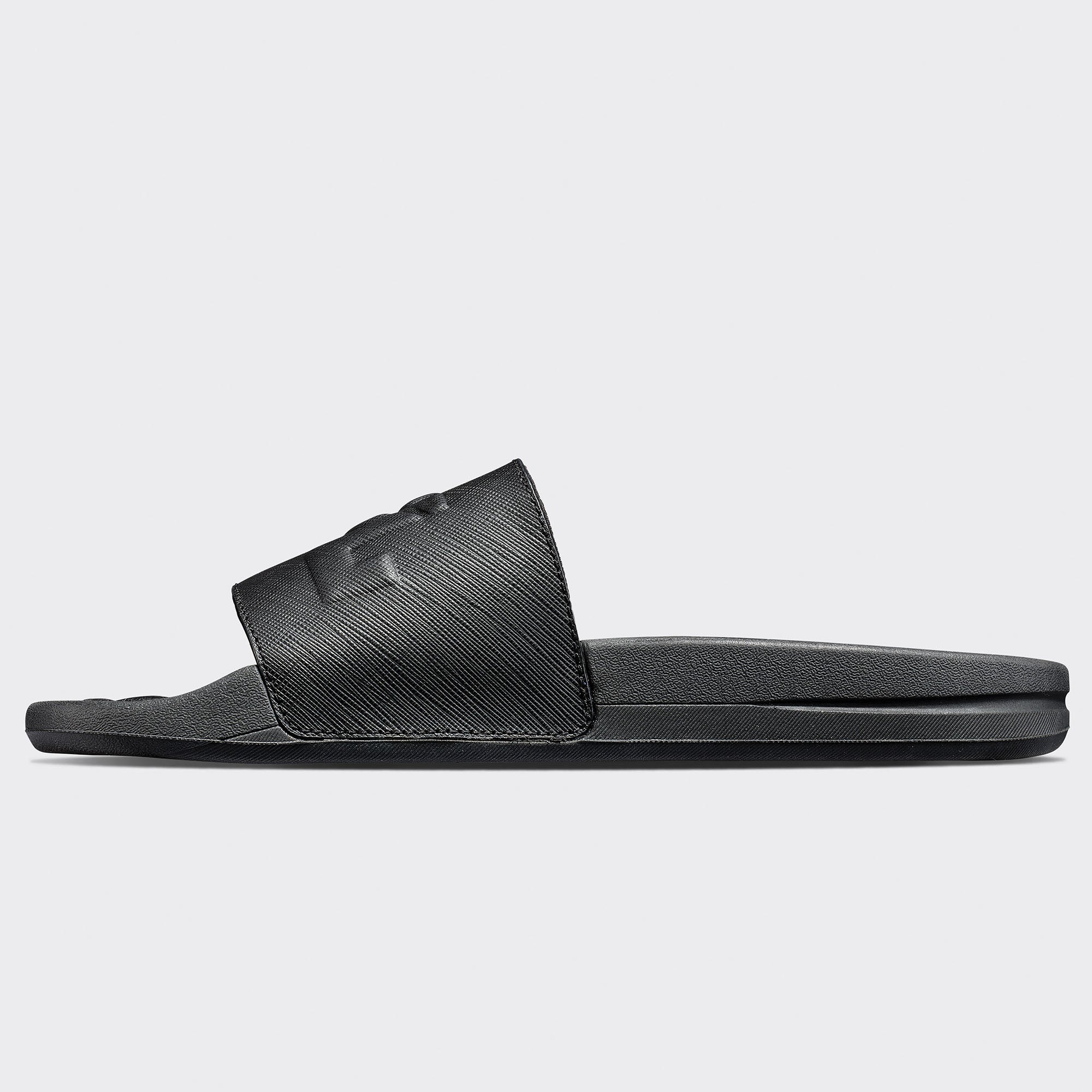 Men's Lusso Logo Slide Black - Image 3