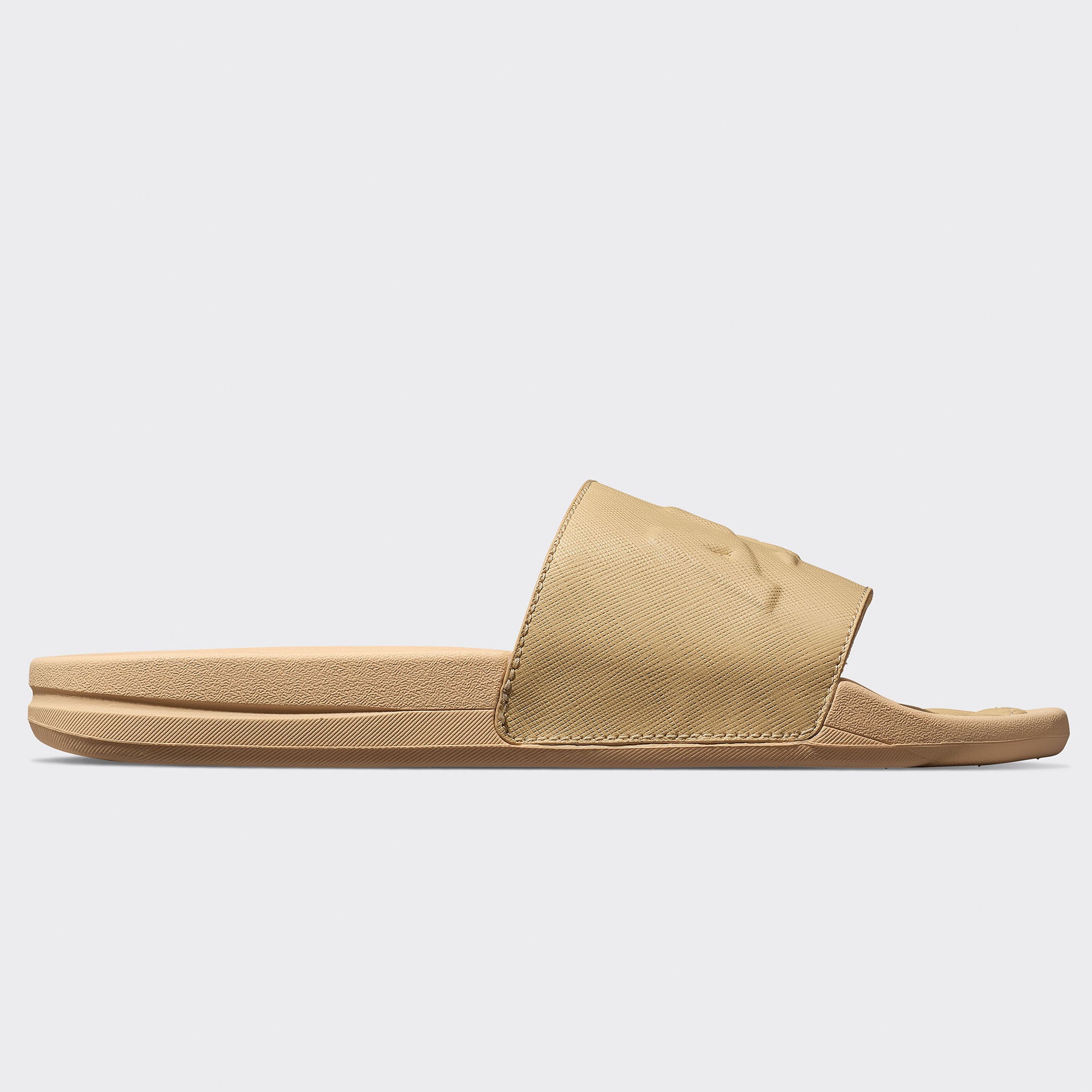 Women's Lusso Logo Slide Camel - Image 2
