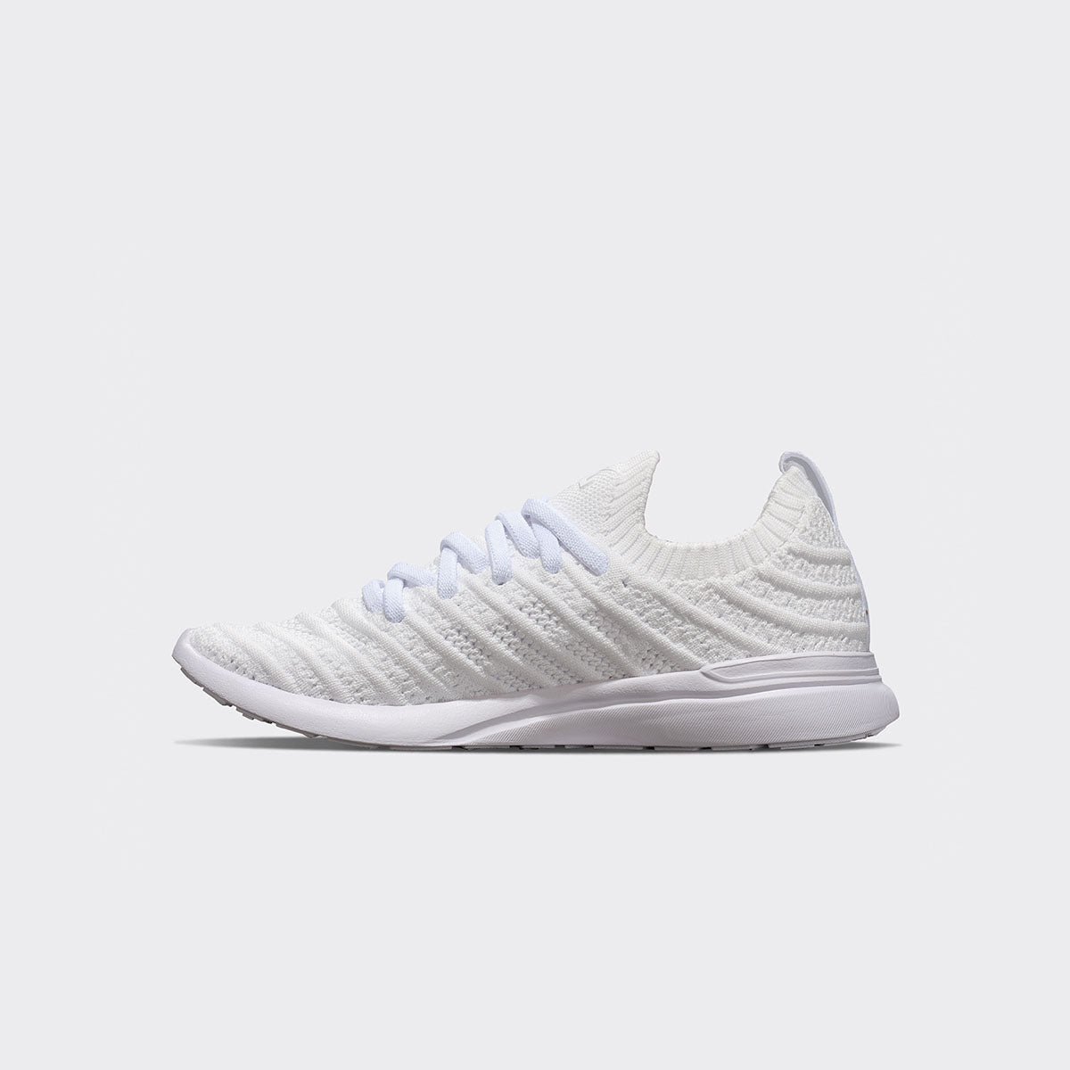 Youth's TechLoom Wave White / White - Image 2
