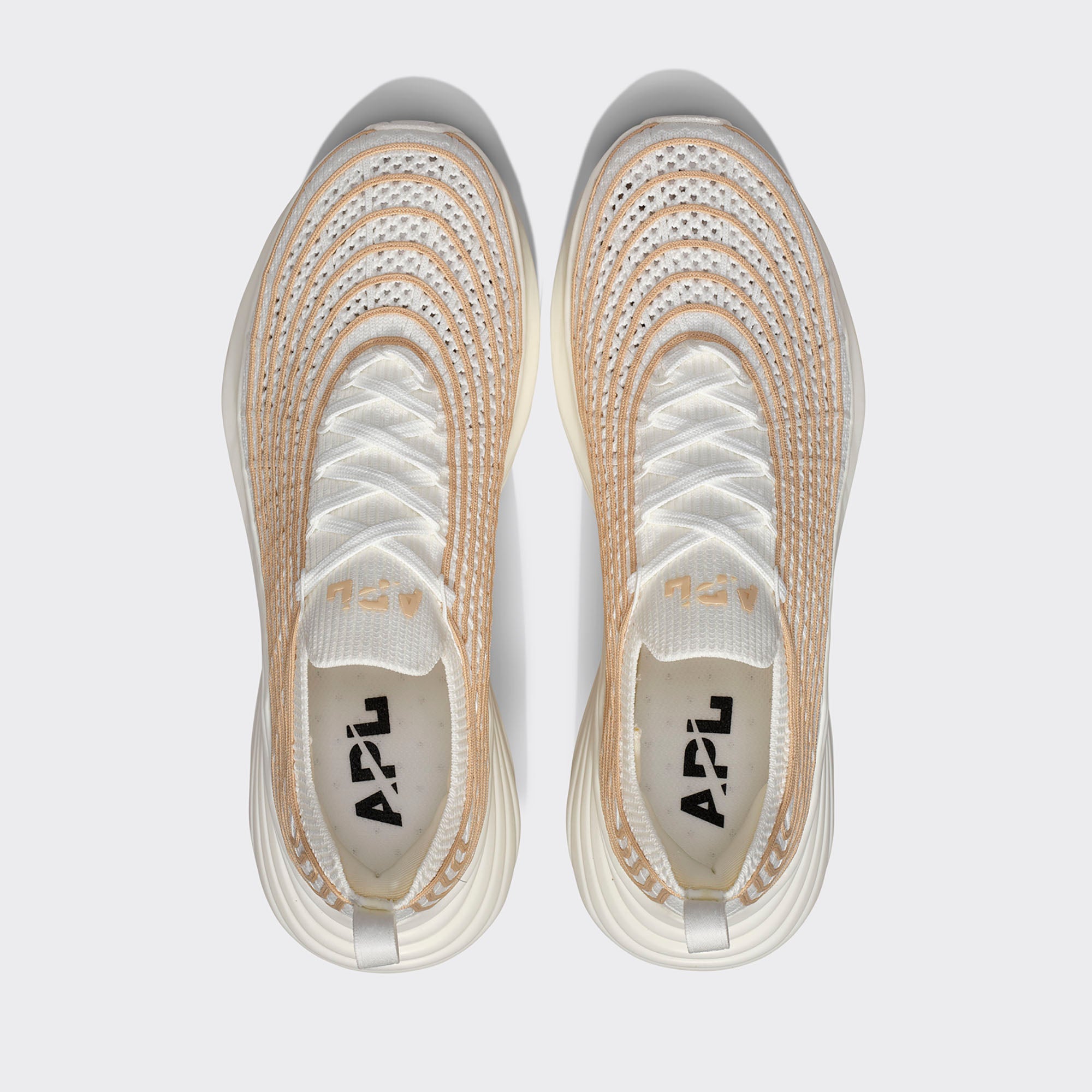 Men's TechLoom Zipline Ivory / Camel - Image 5