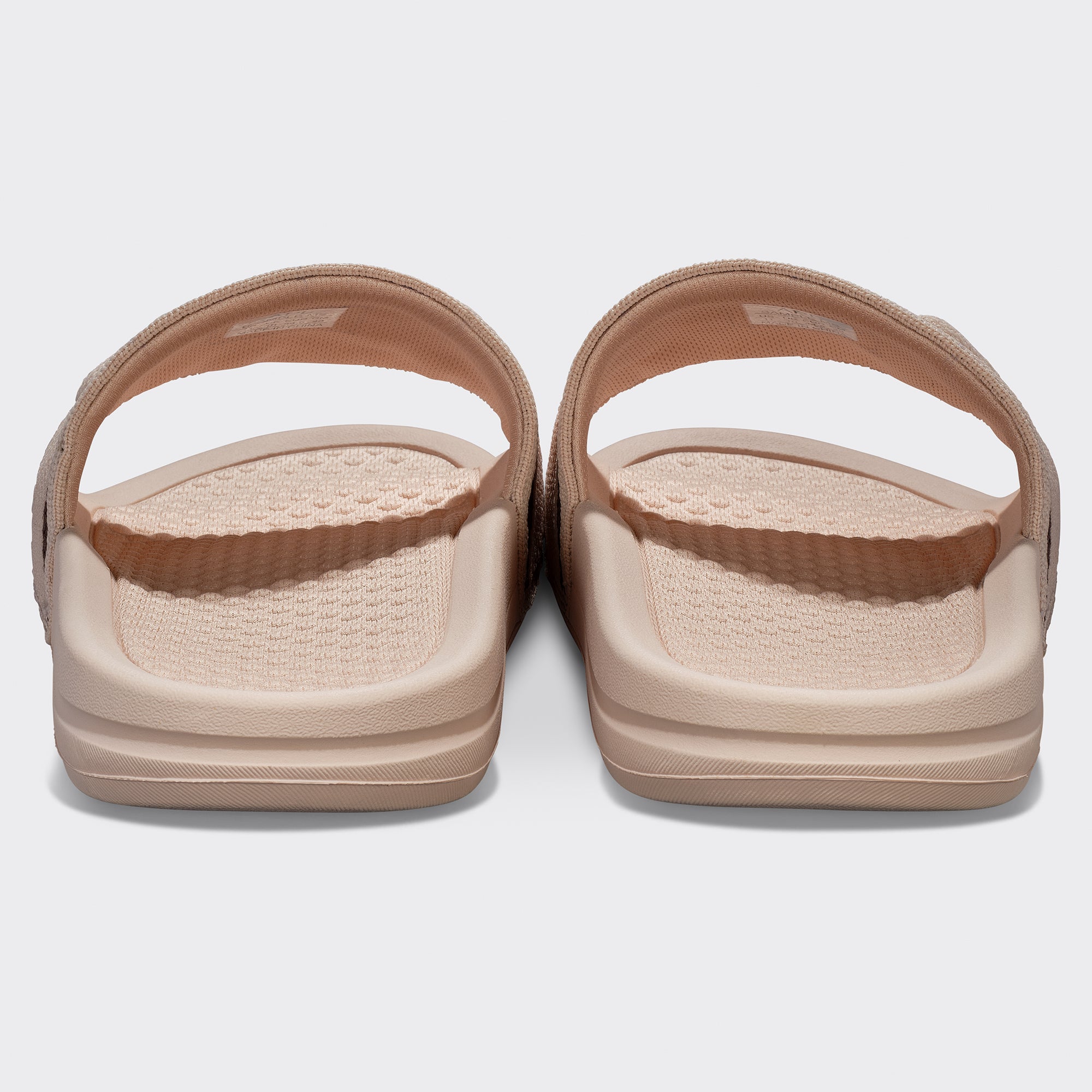 Men's Big Logo TechLoom Slide Oat Silk / Chocolate - Image 4