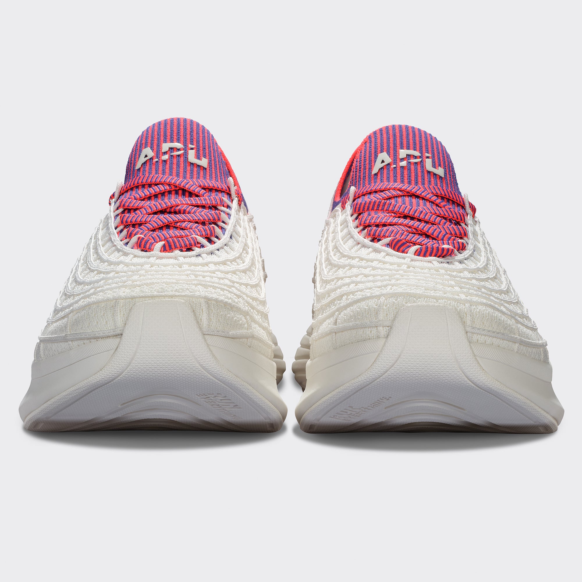Men's TechLoom Zipline Ivory / Blue Haze / Impulse Red - Image 4