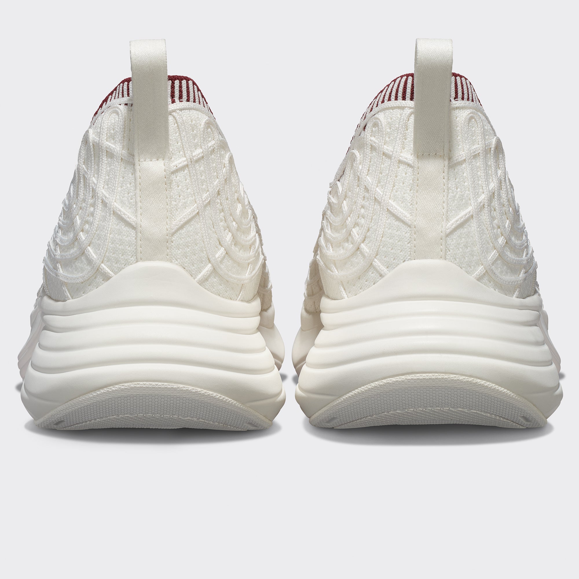 Women's TechLoom Zipline Ivory / Burgundy / Ribbed - Image 3