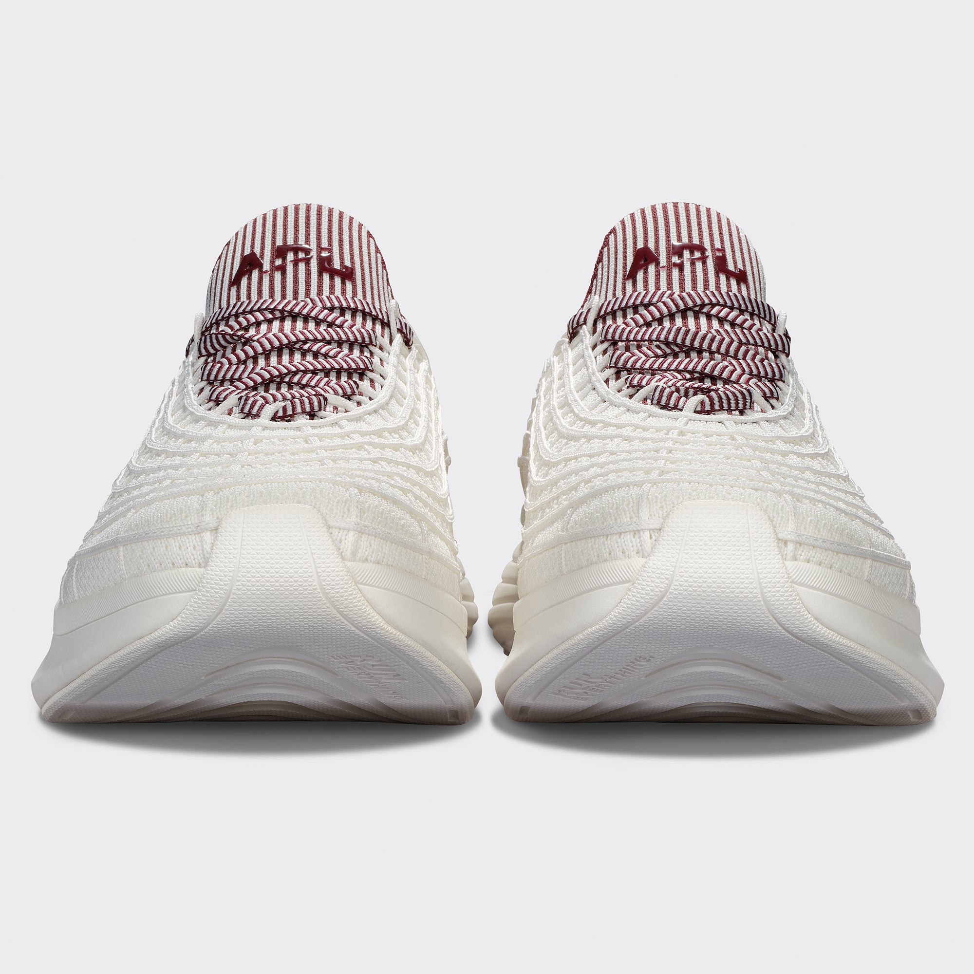 Men's TechLoom Zipline Ivory / Burgundy / Ribbed - Image 4