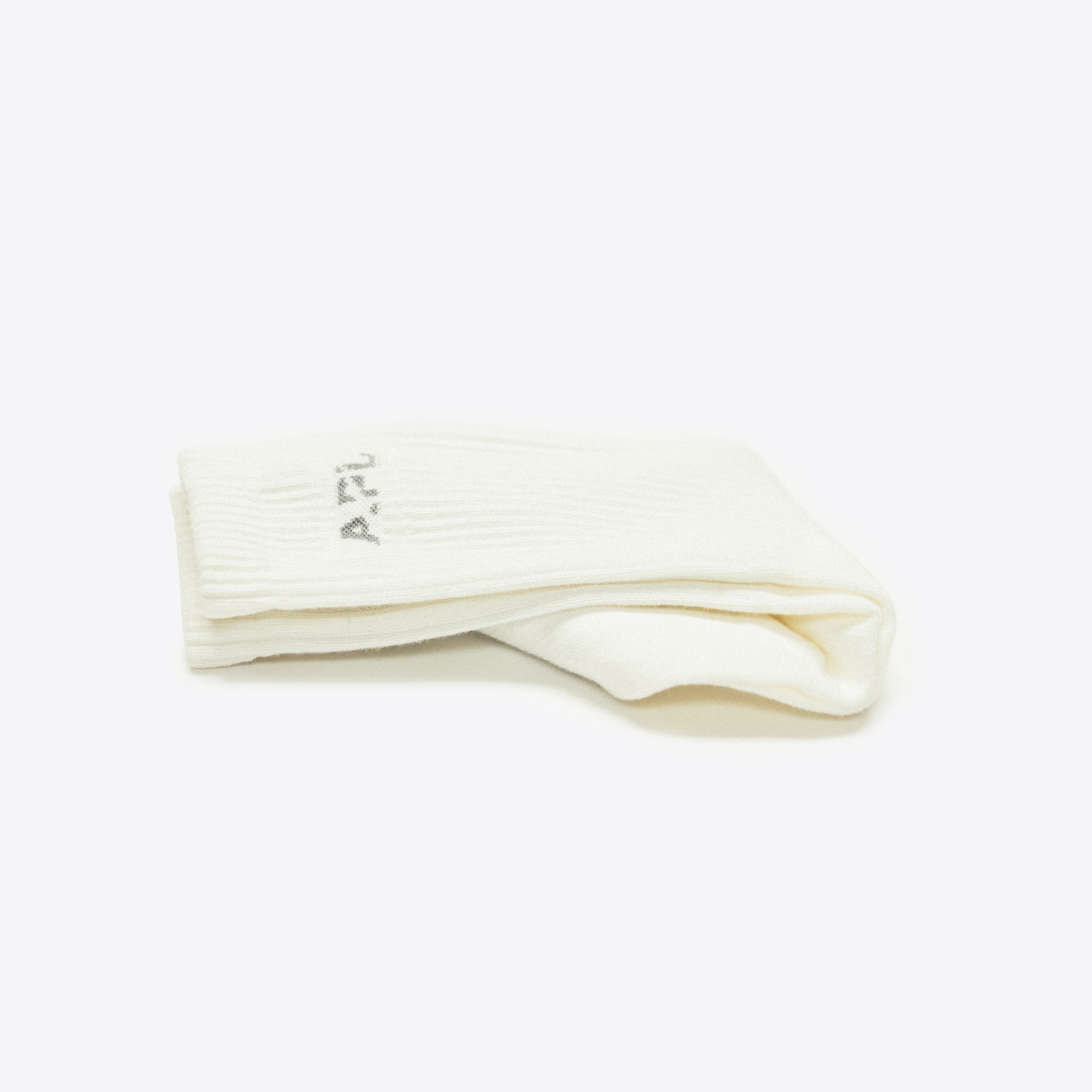 APL Lux Logo Socks Ivory / Cement - Image 2