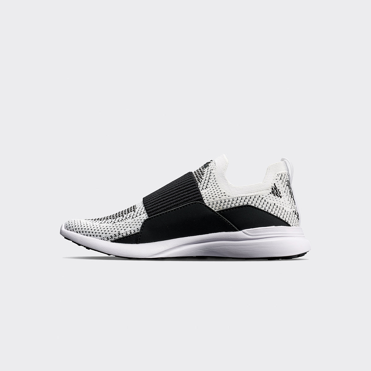 Youth's TechLoom Bliss White / Black / Black / Ribbed - Image 2