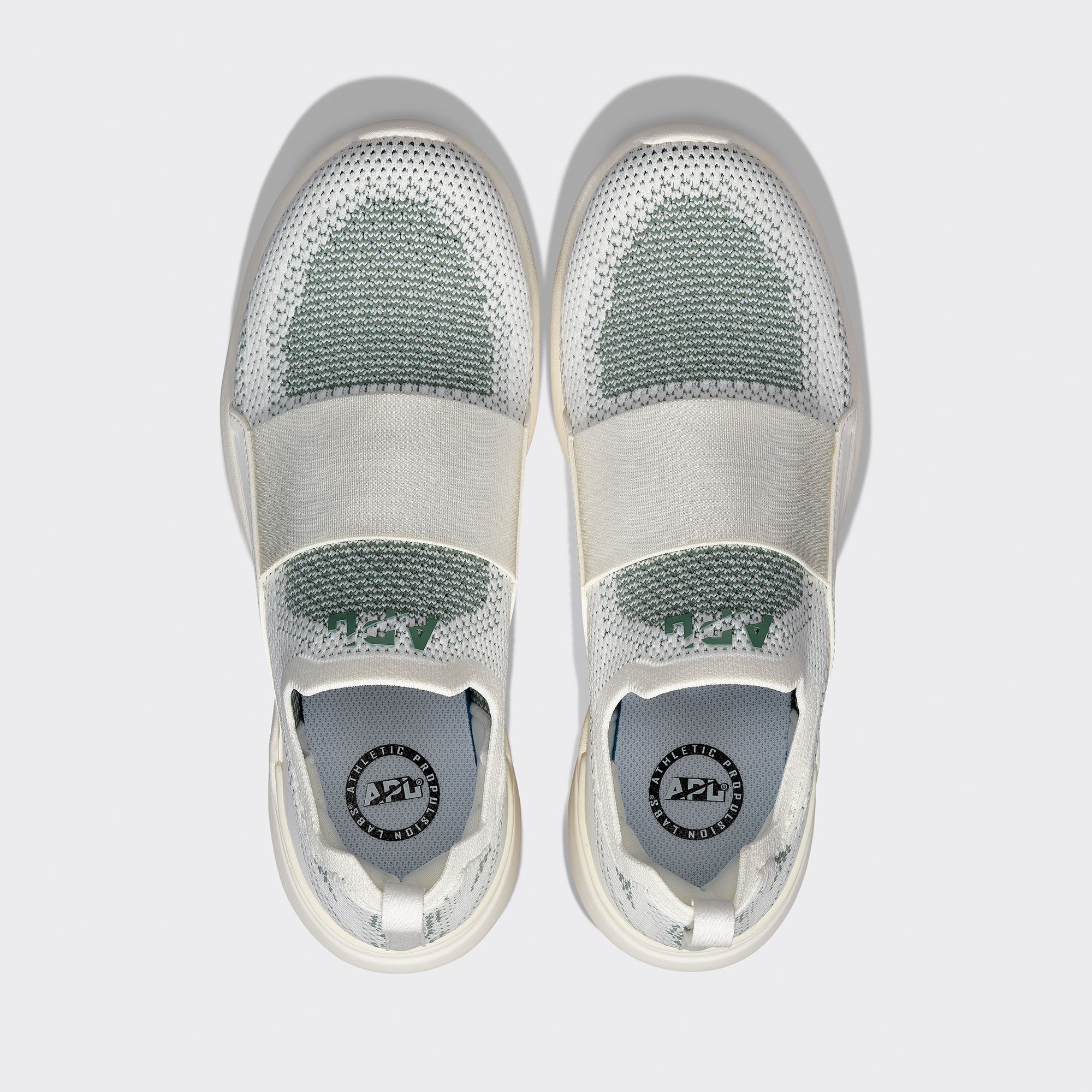 Men's TechLoom Bliss Ivory / Deep Jade - Image 5