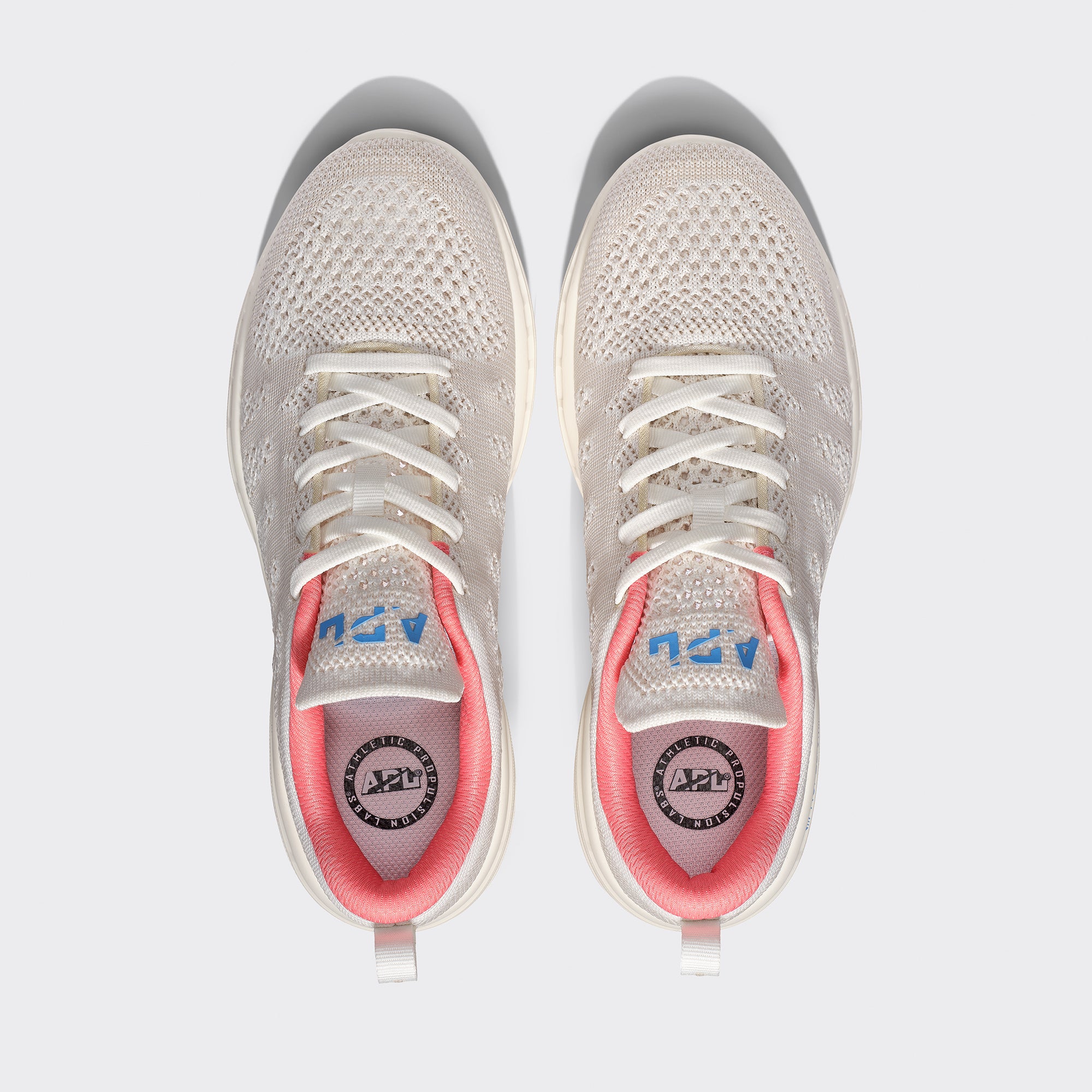 Men's TechLoom Pro Ivory / Guava / Coastal Blue - Image 5