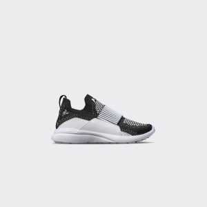 Kid's TechLoom Bliss Black / White / White / Ribbed
