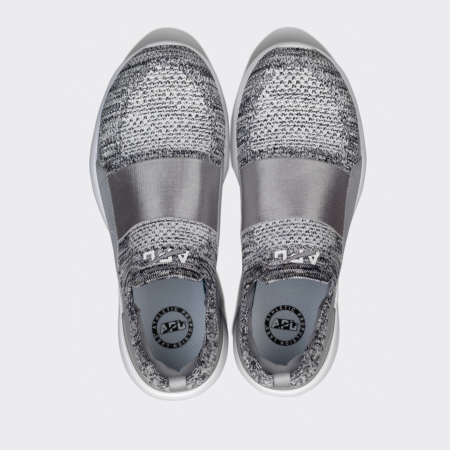 Men's TechLoom Bliss Heather Grey / White / White - Image 5