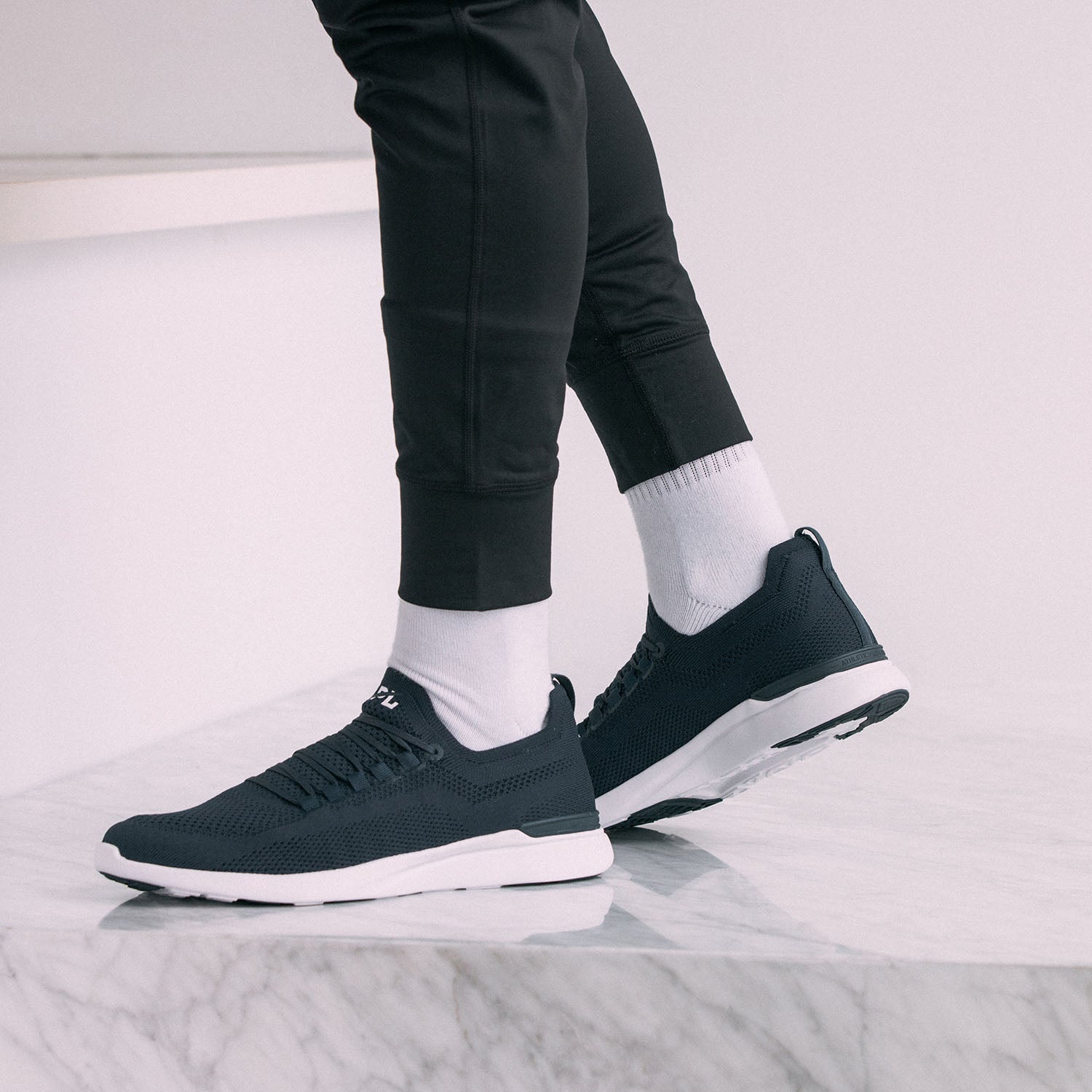 Men's TechLoom Breeze Midnight / White - Image 2